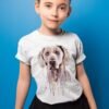 Weimaraner art T-shirt