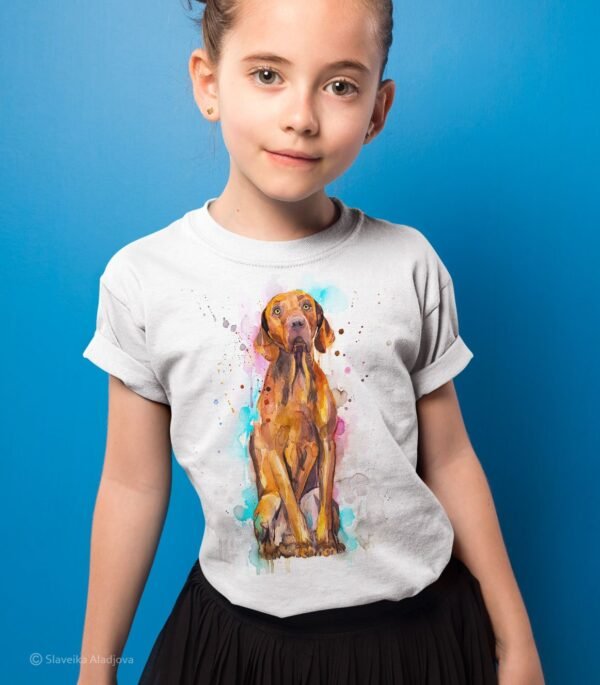 Vizsla Dog art T-shirt