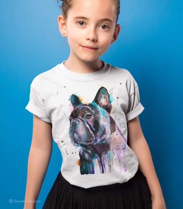 French Bulldog art T-shirt