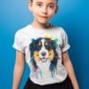 Bernese Mountain Dog art T-shirt