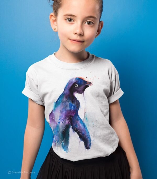 Adelie penguin art T-shirt