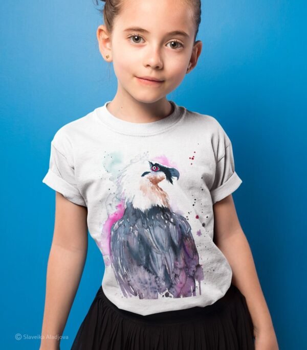 Bearded vulture art T-shirt