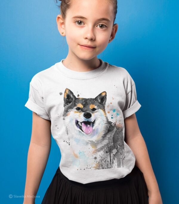 Black And Tan Shiba Inu art T-shirt Black And Tan Shiba Inu art T-shirt