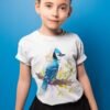 Blue Jay art T-shirt