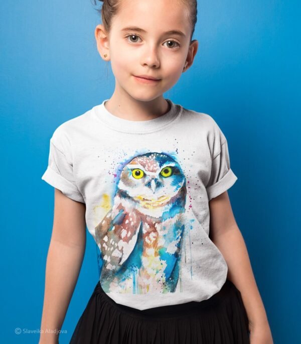 Burrowing owl art T-shirt
