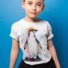 Chinstrap penguin art T-shirt