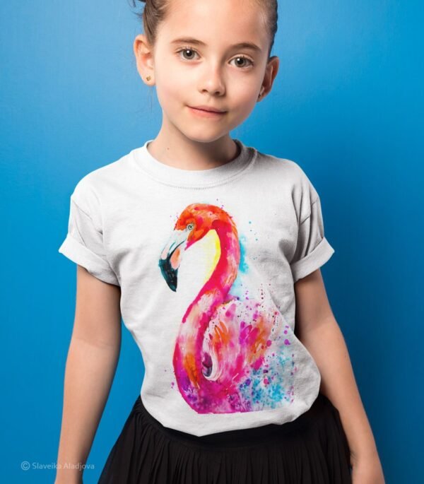 Flamingo art T-shirt