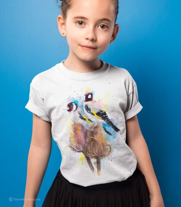 Goldfinch art T-shirt