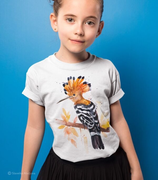 Hoopoe art T-shirt