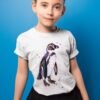 Humboldt penguin art T-shirt