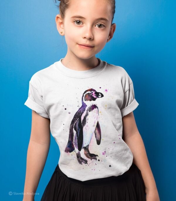Humboldt penguin art T-shirt