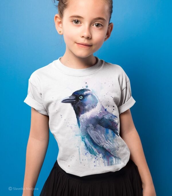 Jackdaw art T-shirt
