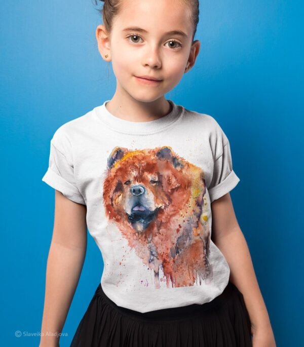 Chow Chow dog art T-shirt