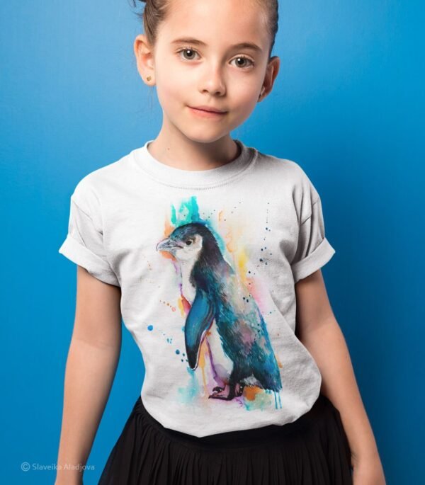 Little Blue Penguin art T-shirt
