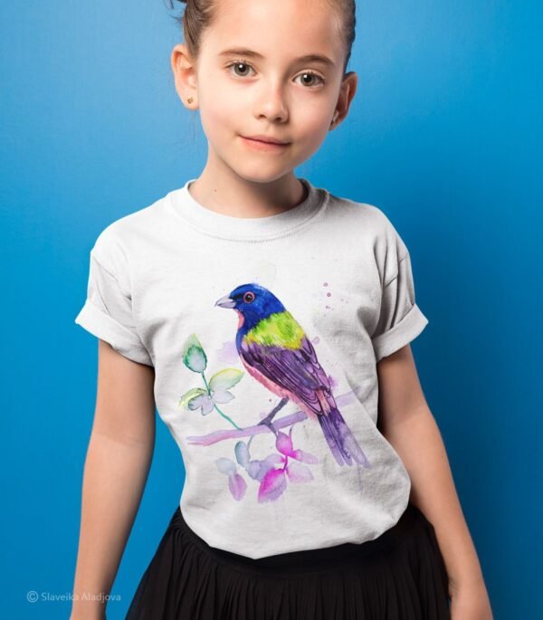 Painted-Bunting art T-shirt