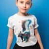 Skunk art T-shirt