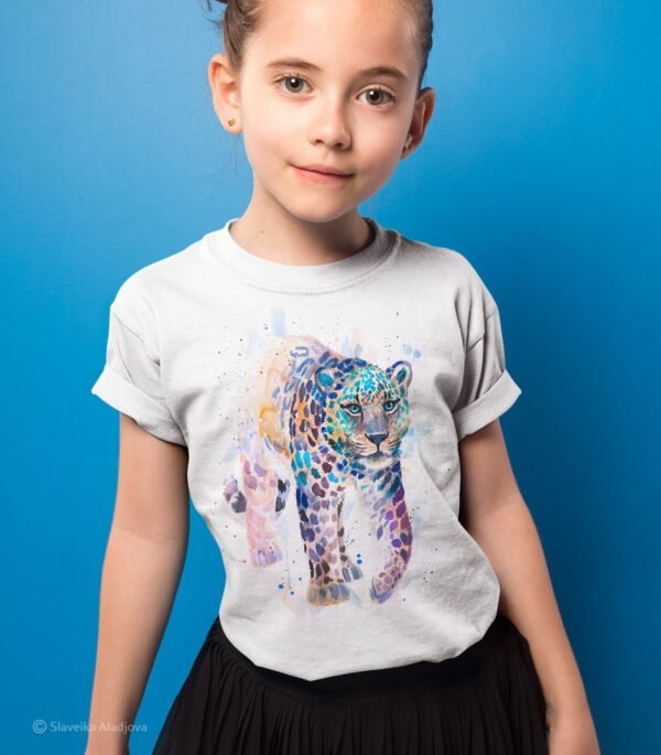 Amur leopard art T-shirt