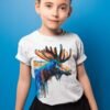 Moose art T-shirt
