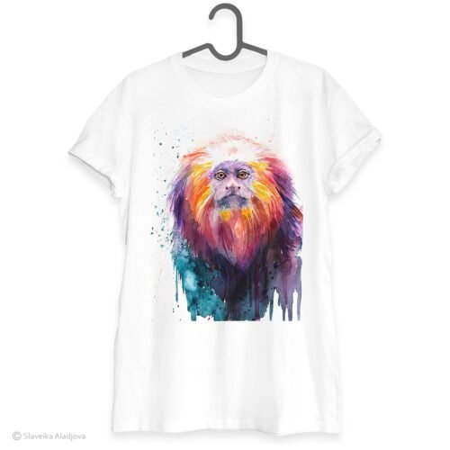 Golden lion tamarin art T-shirt