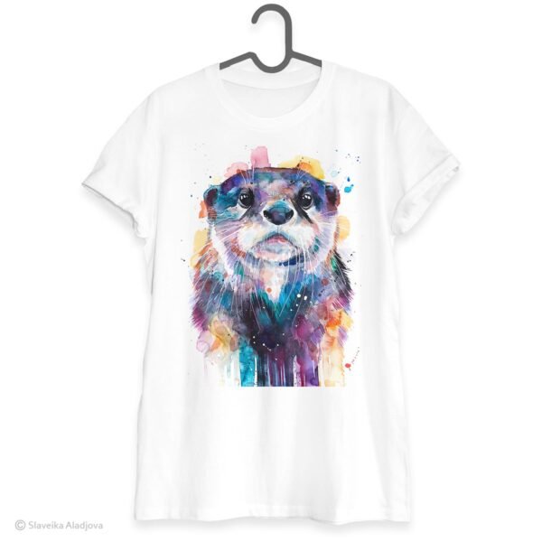 Otter art T-shirt