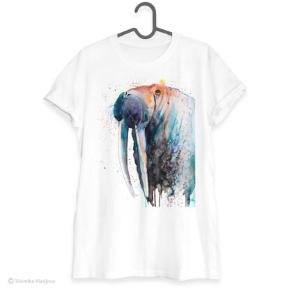Walrus art T-shirt