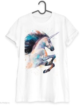 Unicorn art T-shirt