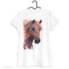 Brown Arabian horse art T-shirt