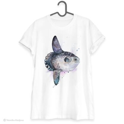 Ocean sunfish art T-shirt