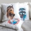 Thoroughbred Horse art Pillow case