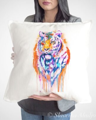 Tiger art Pillow case
