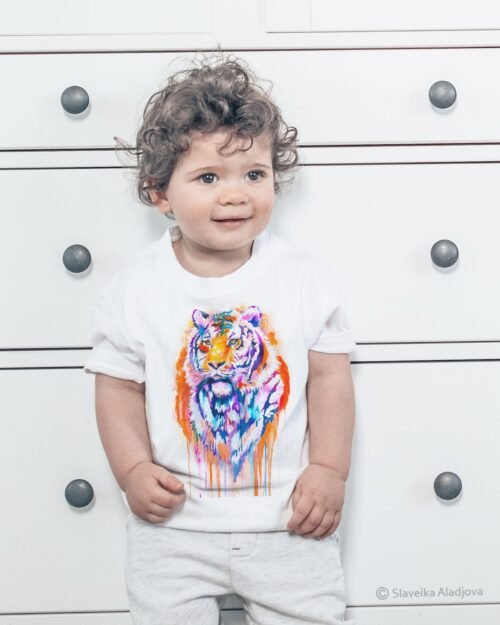 Tiger art T-shirt