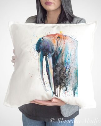 Walrus art Pillow case