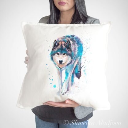 Wolf art Pillow case