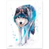 Wolf art watercolor 7 Wolf