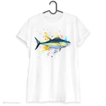 Yellowfin tuna art T-shirt