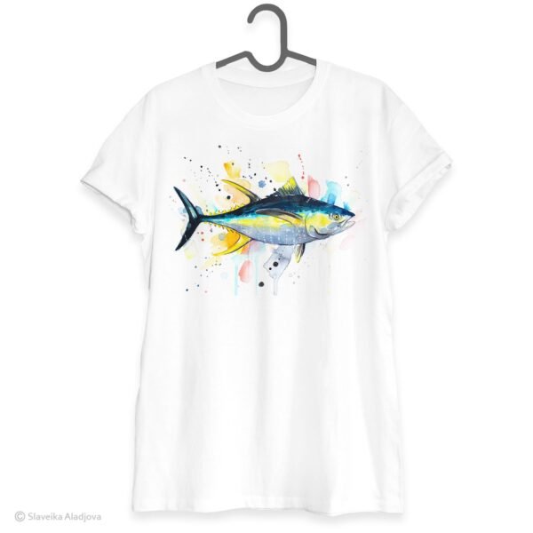Yellowfin tuna art T-shirt
