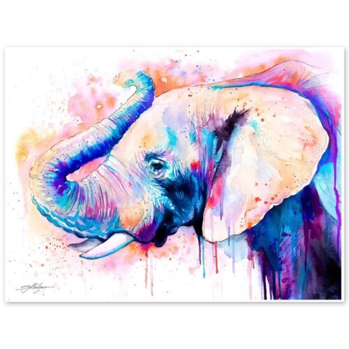Pink Elephant Head