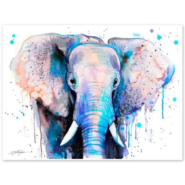 Blue Elephant Head