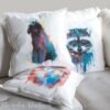 Bouvier des Flandres art pillow cover