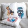 Welsh Terrier art pillow cover