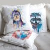 Yorkshire Terrier art pillow cover