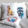 Irish Terrier art pillow cover