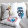 Wren art Pillow cover