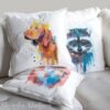Vizsla art pillow cover