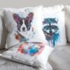 Cardigan Welsh Corgi art pillow cover