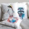 Yellow-eyed Penguin art Pillow cover