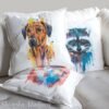 Rhodesian Ridgeback art pillow cover Rhodesian Ridgeback art pillow cover