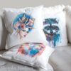 Sea girl art pillow cover