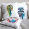 Peacock art pillow cover Peacock art pillow cover