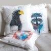 Steller's sea eagle art Pillow cover